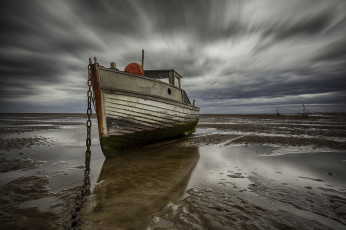 Картинка корабли баркасы+ +буксиры судно отлив океан