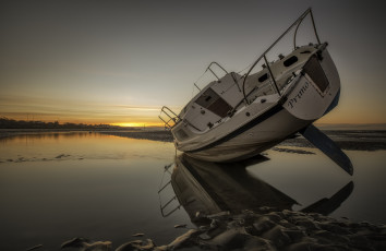 Картинка корабли Яхты океан судно отлив