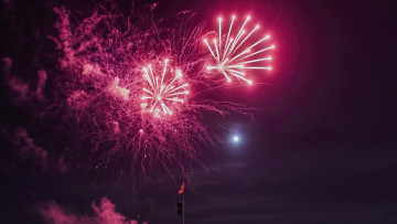 Картинка разное салюты +фейерверки ночь фейерверк