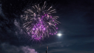 Картинка разное салюты +фейерверки ночь фейерверк