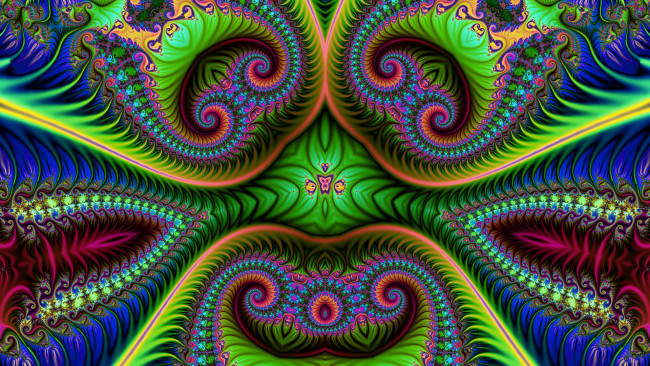 Обои картинки фото 3д графика, фракталы , fractal, цвета, фон, узор