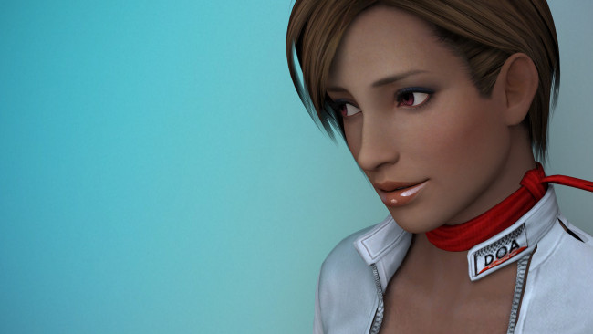 Обои картинки фото 3д графика, портрет , portraits, фон, взгляд, девушка