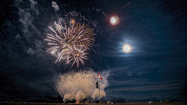 Обои картинки фото разное, салюты,  фейерверки, фейерверк, ночь