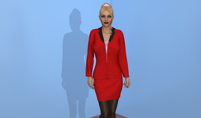 Обои картинки фото 3д графика, люди , people, взгляд, девушка, блондинка, фон