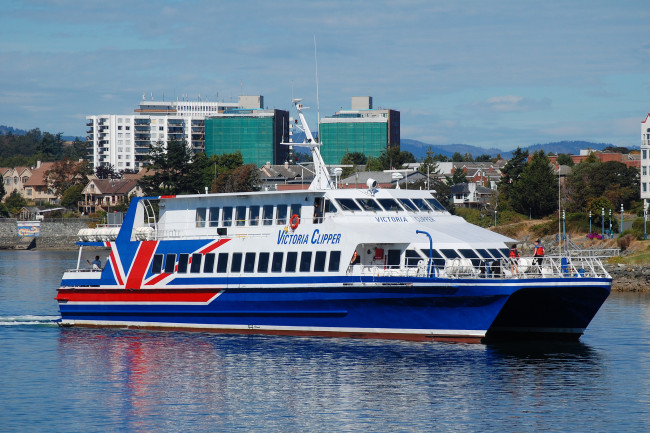 Обои картинки фото victoria clipper, корабли, катамараны и тримараны, катамаран