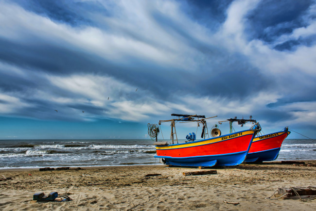 Обои картинки фото корабли, лодки,  шлюпки, пляж, океан