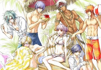 Картинка аниме wand+of+fortune парни