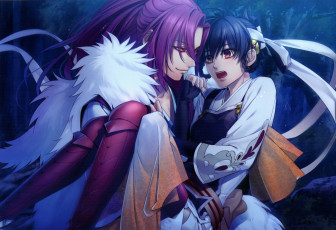 Картинка аниме toki+no+kizuna девушка парень