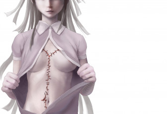 Картинка аниме danganronpa девушка