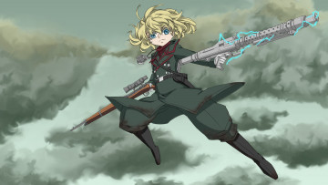 Картинка аниме youjo+senki tanya degurechaff