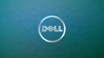 Картинка компьютеры dell фон логотип