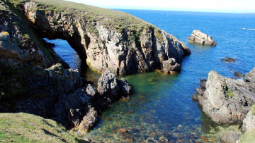 Картинка природа побережье скалы