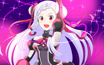 Картинка аниме sword+art+online девушка взгляд фон