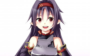 Картинка аниме sword+art+online взгляд фон девушка