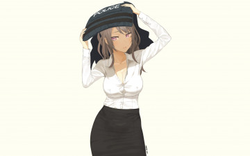 Картинка аниме unknown +другое девушка фон взгляд