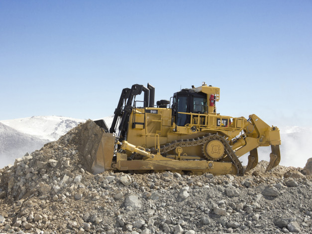 Обои картинки фото техника, бульдозеры, caterpillar