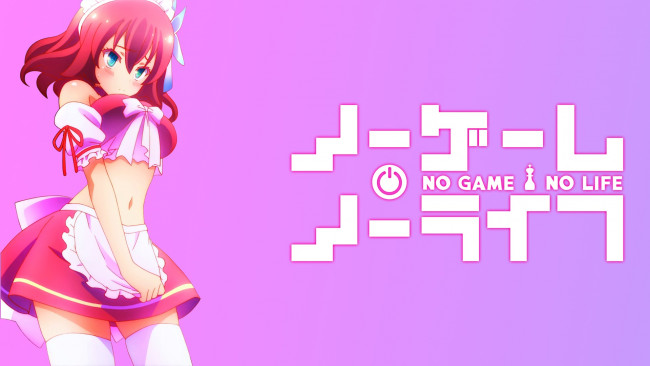 Обои картинки фото аниме, no game no life, девушка, взгляд, фон