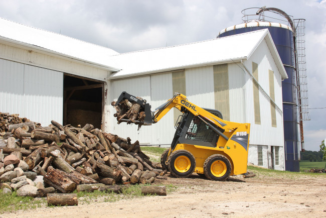 Обои картинки фото техника, фронтальные погрузчики, gehl