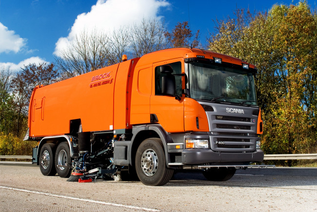 Обои картинки фото техника, дорожные пылесосы, scania