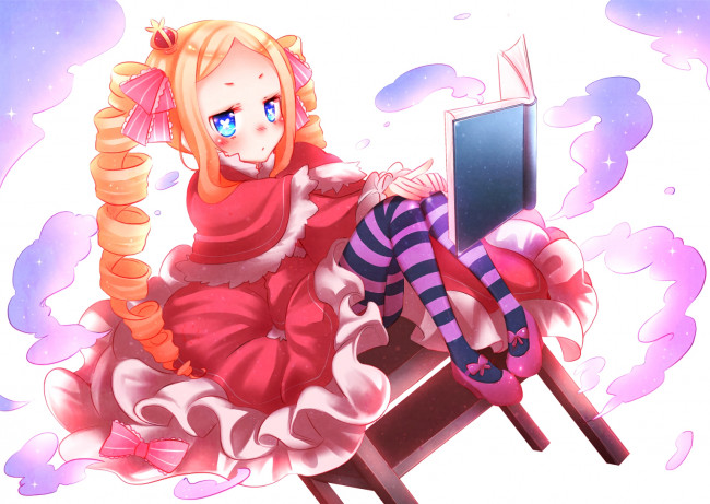 Обои картинки фото аниме, re,  zero kara hajimeru isekai seikatsu, фон, взгляд, девушка