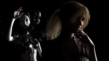 Картинка 3д+графика люди+ people фон взгляд девушка