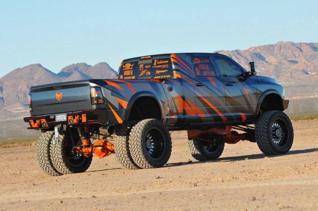 Обои картинки фото автомобили, custom pick-up, dodge