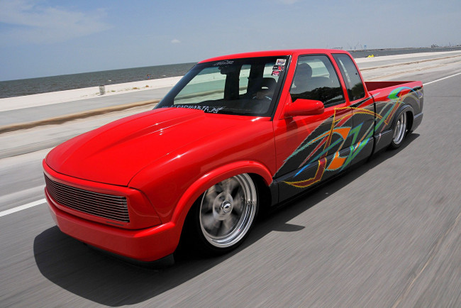 Обои картинки фото автомобили, custom pick-up, chevrolet