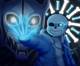 обоя аниме, undertale, андертейл
