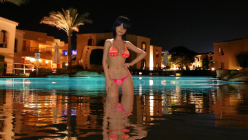 Картинка 3д+графика люди+ people девушка фон взгляд