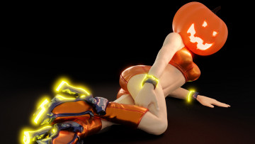 Картинка 3д+графика праздники+ holidays фон взгляд девушка