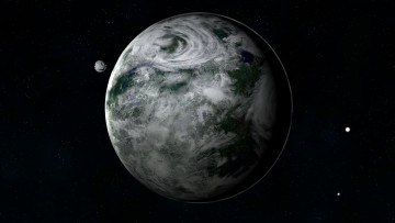 Картинка космос арт галактика вселенная планета звезды