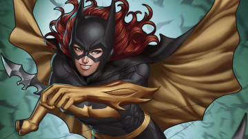Картинка рисованное комиксы batgirl