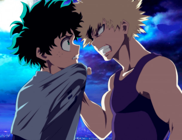 Обои картинки фото аниме, boku no hero academia, моя, геройская, академия