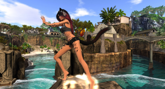 Обои картинки фото 3д графика, существа , creatures, фон, взгляд, девушка