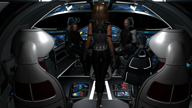 Обои картинки фото 3д графика, фантазия , fantasy, фон, взгляд, девушка