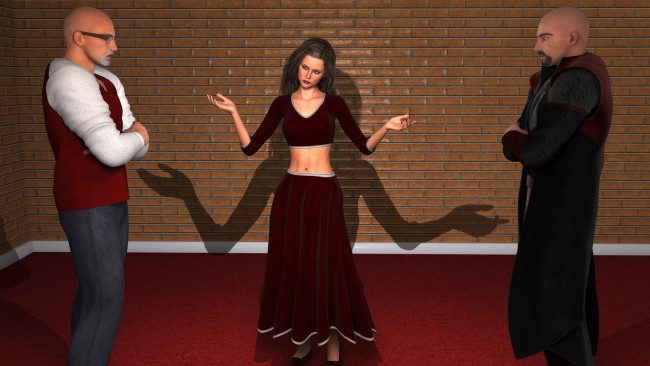 Обои картинки фото 3д графика, люди , people, фон, взгляд, девушка