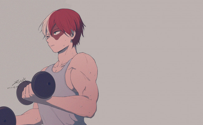 Обои картинки фото аниме, boku no hero academia, моя, геройская, академия