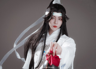 Картинка девушки -+креатив +косплей лань ванцзи кувшин костюм