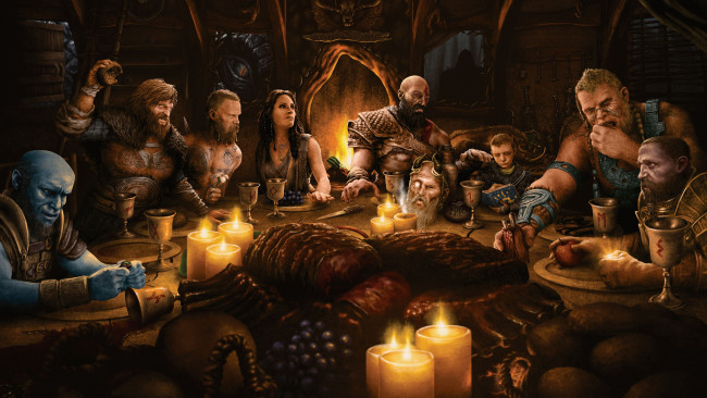 Обои картинки фото видео игры, god of war , 2018, god, of, war