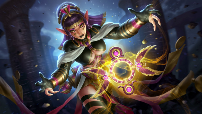 Обои картинки фото видео игры, paladins, девушка, магия