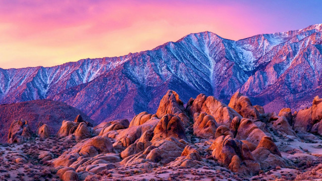 Обои картинки фото alabama hills, eastern sierra, california, природа, горы, alabama, hills, eastern, sierra