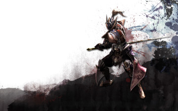 обоя the heaven of three kingdom, видео игры, рыцарь, самурай, доспехи, оружие