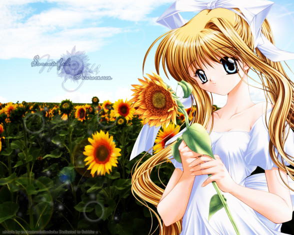 Обои картинки фото аниме, air