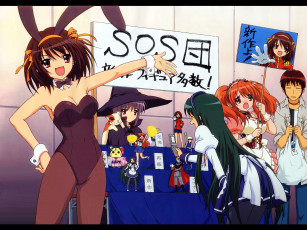 Картинка аниме the melancholy of haruhi suzumiya