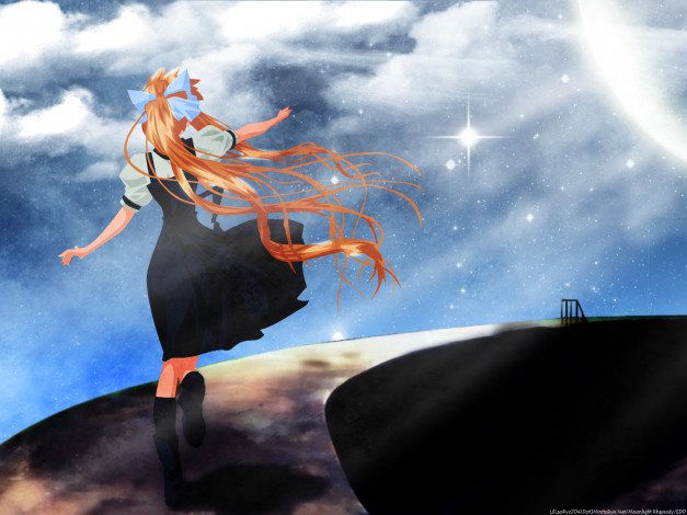 Обои картинки фото аниме, air