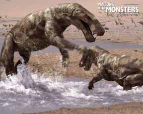 Картинка walking with monsters кино фильмы