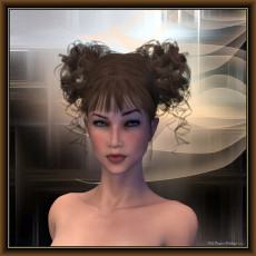 Картинка 3д графика portraits портрет глаза девушка