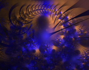 Картинка 3д графика fractal фракталы фон цвета узор