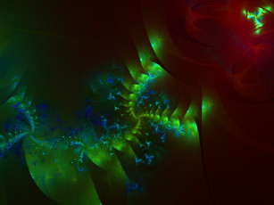 Картинка 3д графика fractal фракталы цвета фон узор