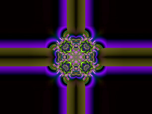 Картинка 3д графика fractal фракталы узор